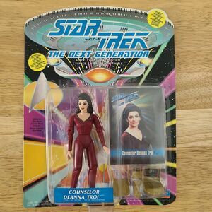 1993 Star Trek TNG Counselor Deanna Troi Playmates Figure Sealed 607690